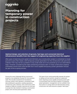 Planning for Temporary Power in Construction Projects