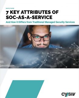 7 KEY ATTRIBUTES OF SOC-AS-A-SERVICE