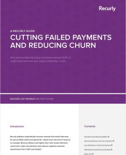 Cutting Failed Payments and Reducing Churn