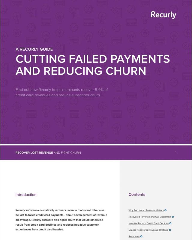 Cutting Failed Payments and Reducing Churn