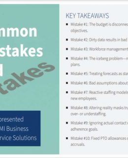 Ten Common WFM Mistakes to Avoid