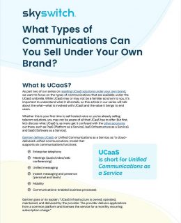 What Types of Communications Can You Sell Under Your Own Brand?