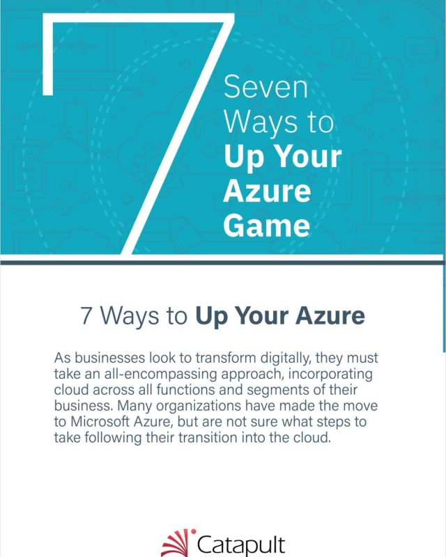 7 Ways to Up Your Azure Game
