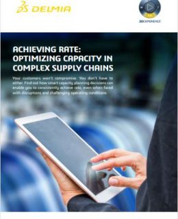 Achieving Rate: Optimizing Capacity in Complex Supply Chains
