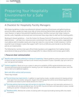 The Complete Cleaning Checklist for a Healthy & Safe Hospitality Environment