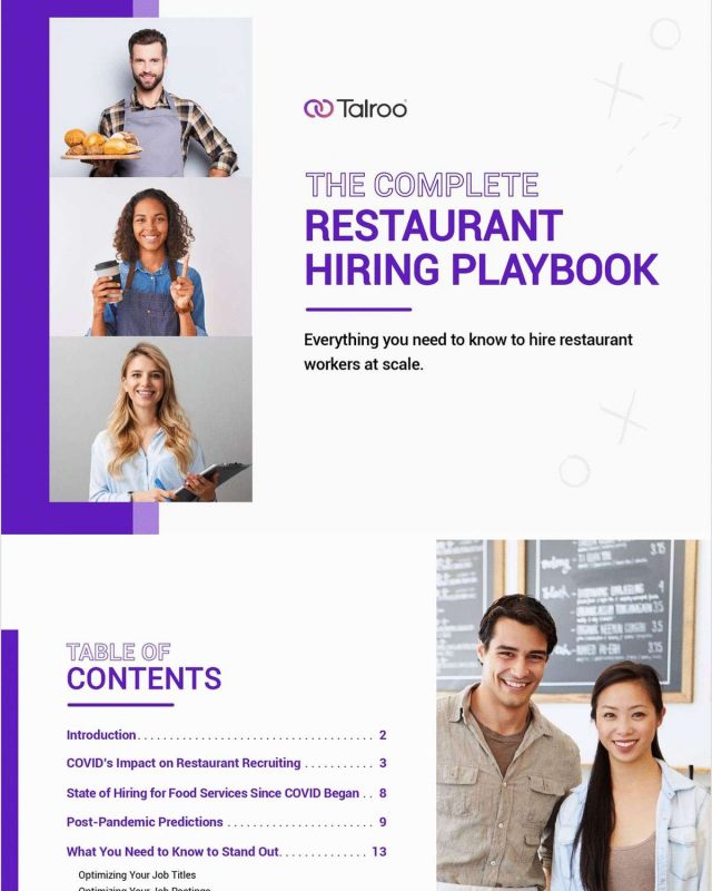 The Complete Restaurant Hiring Playbook