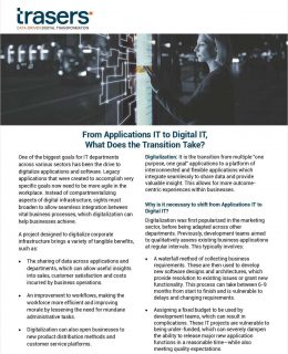From Applications IT to Digital IT - What does the Transition Take?