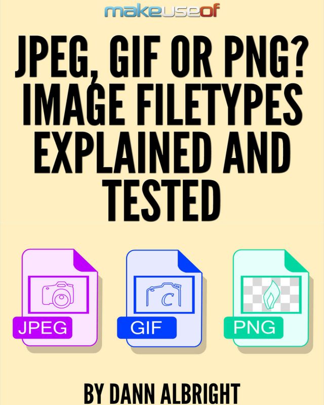 JPEG, GIF, or PNG? Image Filetypes Explained and Tested