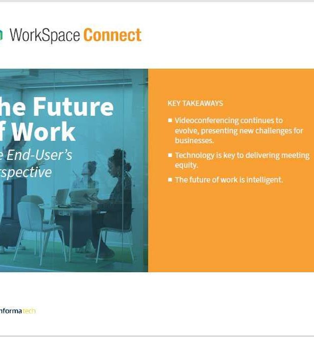 The Future of Work: The End-User's Perspective
