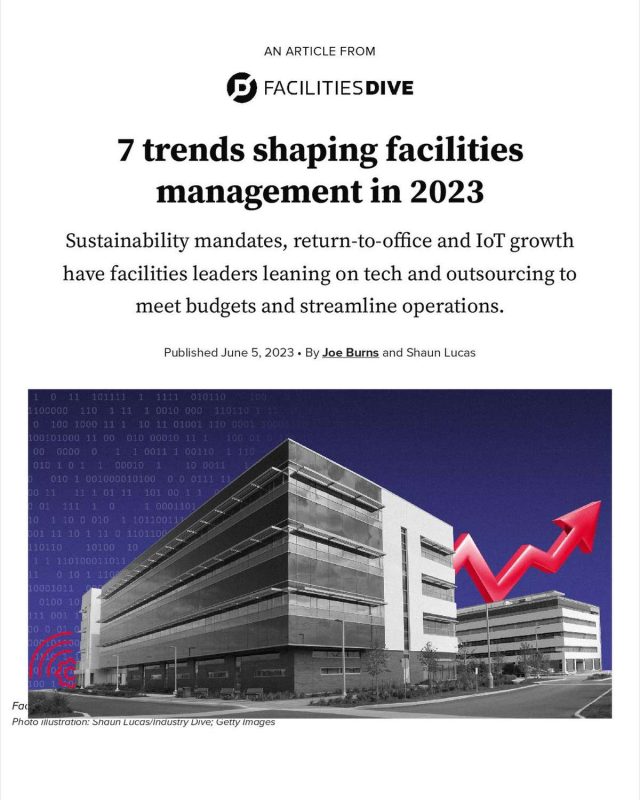 7 Trends Shaping Facilities Management in 2023