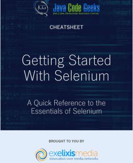 Getting Started With Selenium Cheatsheet