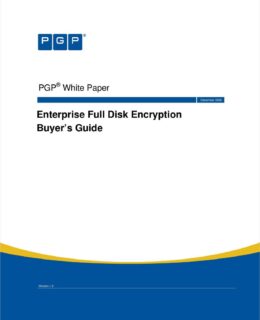 Enterprise Full Disk Encryption Buyer's Guide