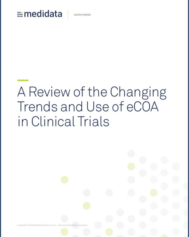 Electronic Clinical Outcome Assessments (eCOA) in Clinical Trials: A Review of Changing Trends