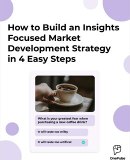 How to Build an Insights Focused Market Development Strategy in 4 Easy Steps