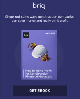 How to Think Profit: for Construction Financial Managers
