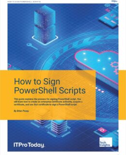 How to Sign PowerShell Scripts