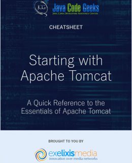 Starting with Apache Tomcat Cheatsheet