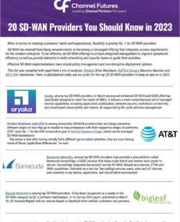 The Top 20 SD-WAN Providers to Know in 2023