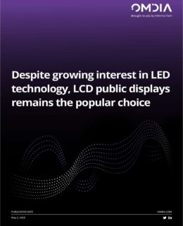 Despite growing interest in LED technology: LCD public displays remains the popular choice