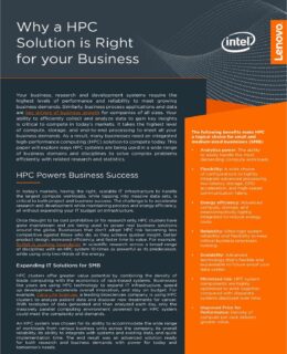 Why a HPC Solution is Right for Your Business