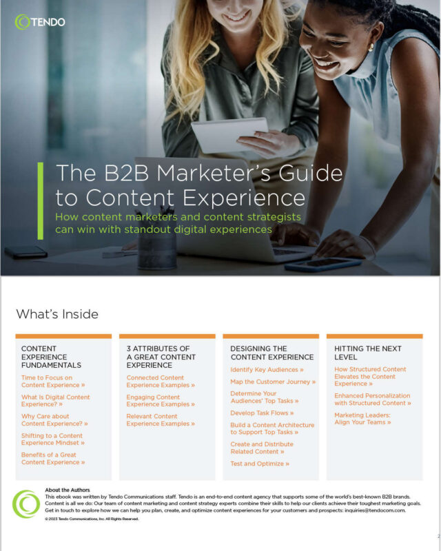 The B2B Marketer's Guide to Content Experience