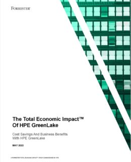 The Total Economic Impact Of HPE GreenLake
