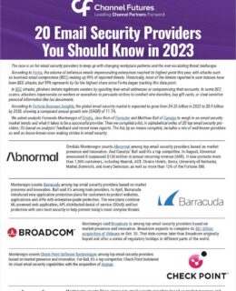 The Top 20 Email Security Providers to Know in 2023