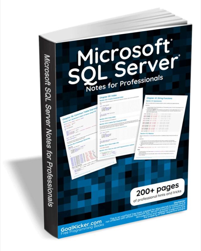 Microsoft SQL Server Notes for Professionals