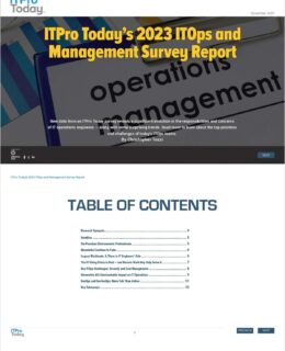 2023 ITOps and Management Survey Report
