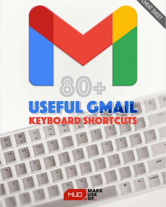 80+ Useful Gmail Keyboard Shortcuts (Free Cheat Sheet)