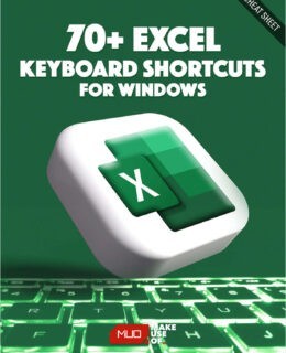 70+ Excel Keyboard Shortcuts for Windows (Free Cheat Sheet)