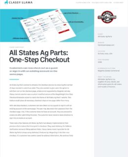 Custom Checkout Solutions on Magento