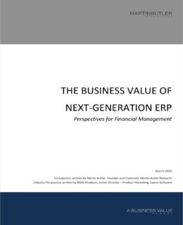 The Business Value of Next-Generation ERP: Perspectives for Financial Management in Manufacturing
