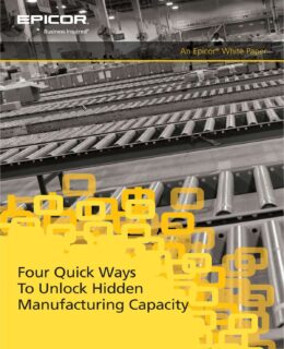 4 Quick Ways to Unlock Hidden Manufacturing Capacity