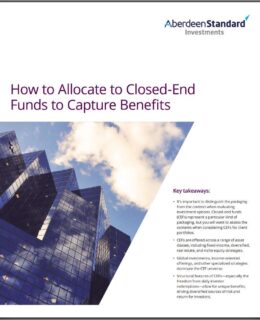 How to Allocate to Closed-End Funds to Capture their Benefits