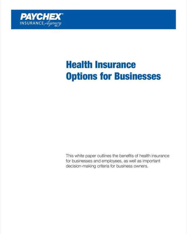 Health Insurance Options for Businesses
