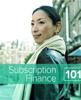 Subscription Finance 101