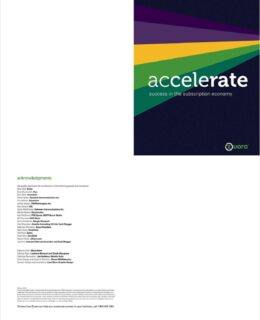 Accelerate Success in the Subscription Economy