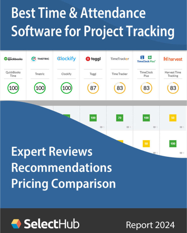 Find the Best Time and Attendance Software for Project Tracking--Expert Comparisons, Recommendations & Pricing