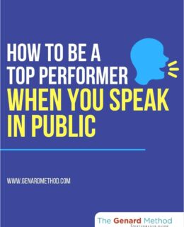 How to Be a Top Performer When You Speak in Public