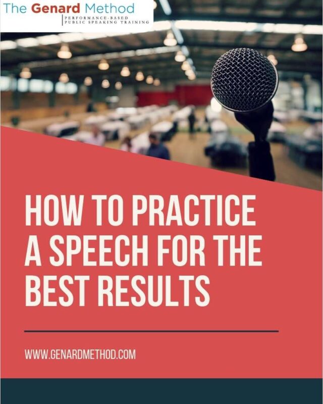 How to Practice a Speech for the Best Results