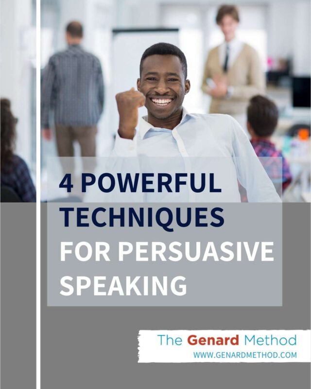 4 Powerful Techniques For Persuasive Speaking