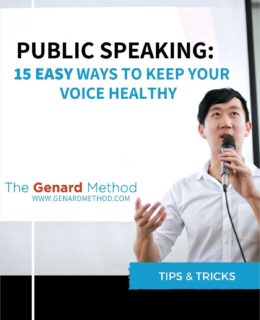 Public Speaking: 15 Easy Ways to Keep Your Voice Healthy