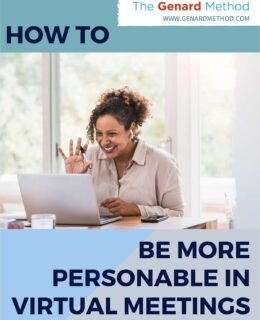 How to Be More Personable in Virtual Meetings
