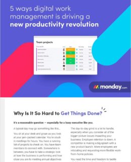 5 Ways Digital Work Management Is Driving A New Productivity Revolution
