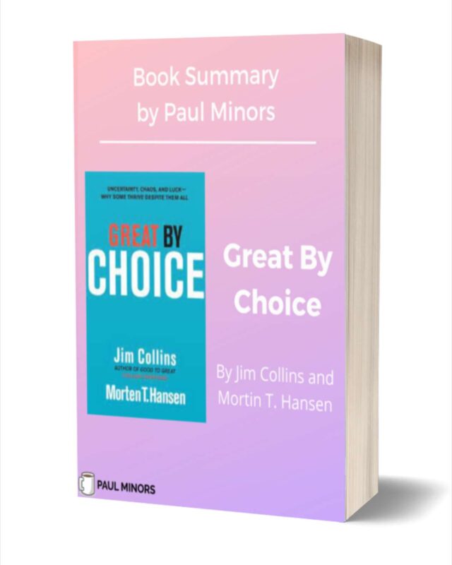 Great By Choice Book Summary