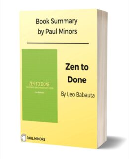 Zen to Done Book Summary