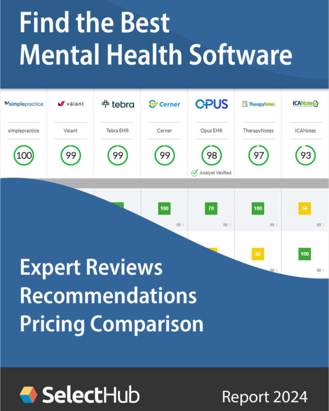 Find the Best Mental Health Practice Management Software--Expert Comparisons, Recommendations & Pricing