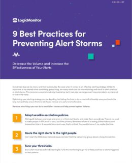 9 Best Practices for Preventing Alert Storms