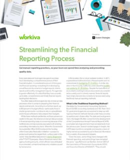 How to Streamline the Financial Reporting Process in Government